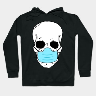 skulls in medical masks Hoodie